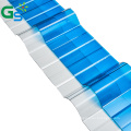 0.8mm Polycarbonate Transparent Corrugated Roofing Sheets For Home Greenhouse Making  4x8